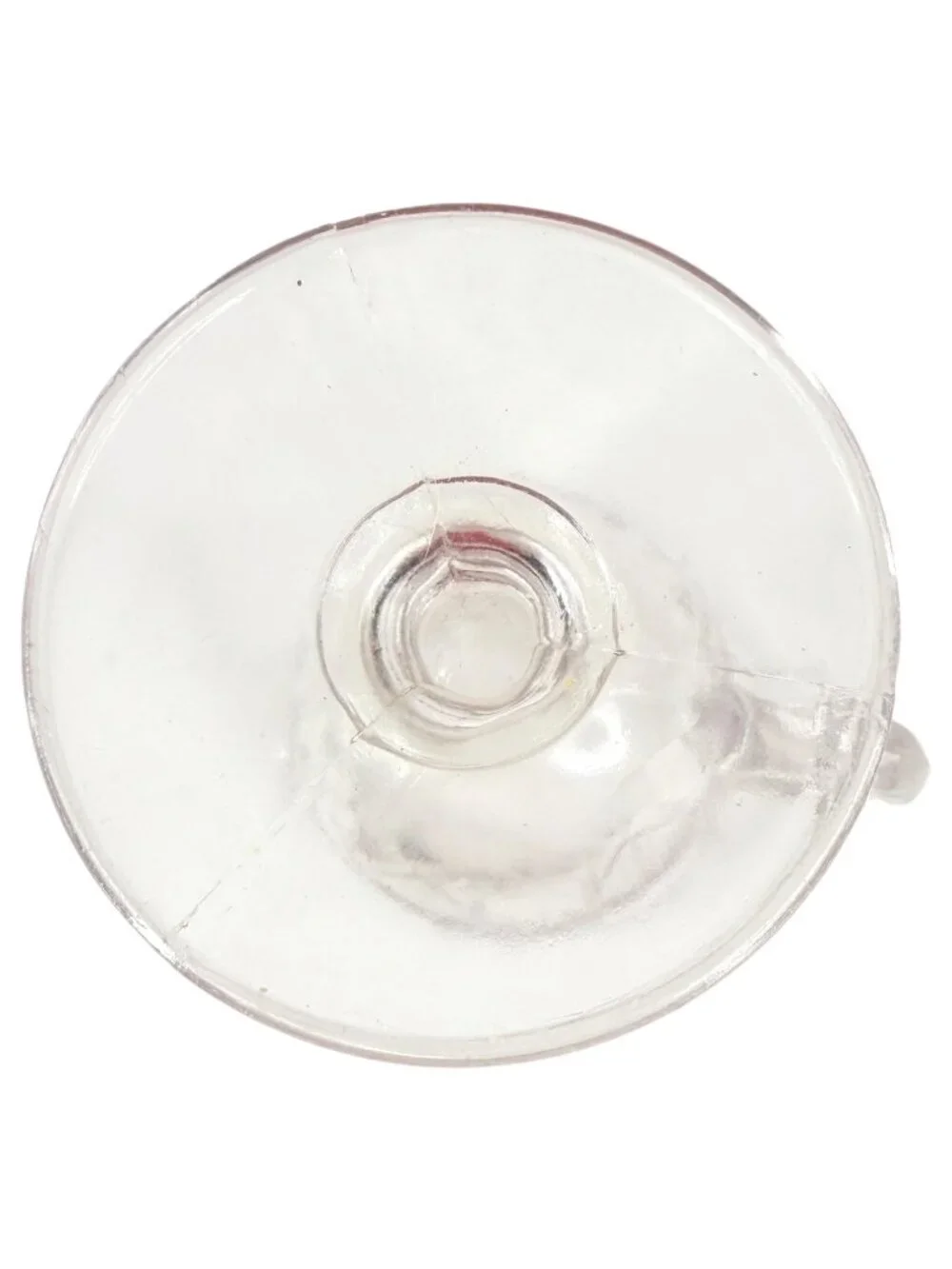 Vintage EAPG Herringbone No 4 Creamer By Belmont Glass Works Clear Small Pitcher